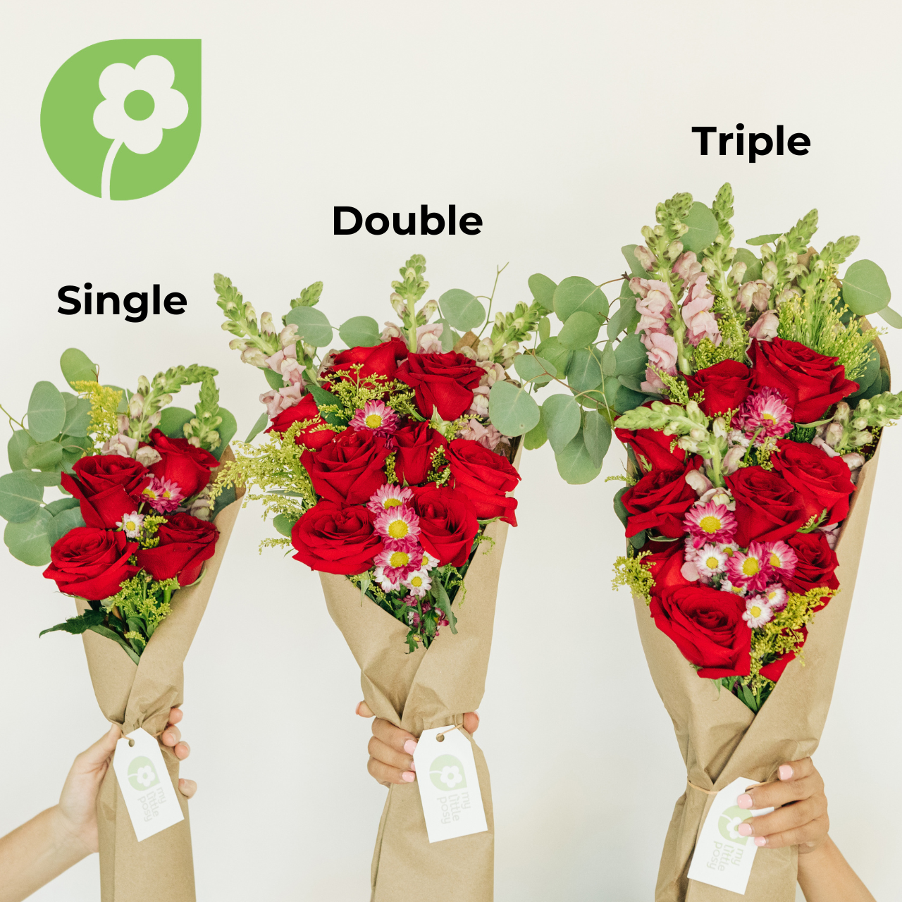 My Little Posy Triple Big Bouquet of Flowers